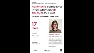 Julie Deschepper - Monuments on The Move. Contesting Heritage on a Global Scale