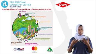 Dr. Mariétou NDIAYE: Gouvernance Climat et territoire