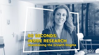 60 Seconds: Inside Research - Cyrine BEN-HAFAÏEDH - Questioning the Growth Dogma - IÉSEG