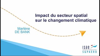 Impact du secteur spatial sur le changement climatique