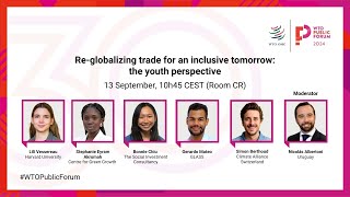 Re-globalizing trade for an inclusive tomorrow: the youth perspective